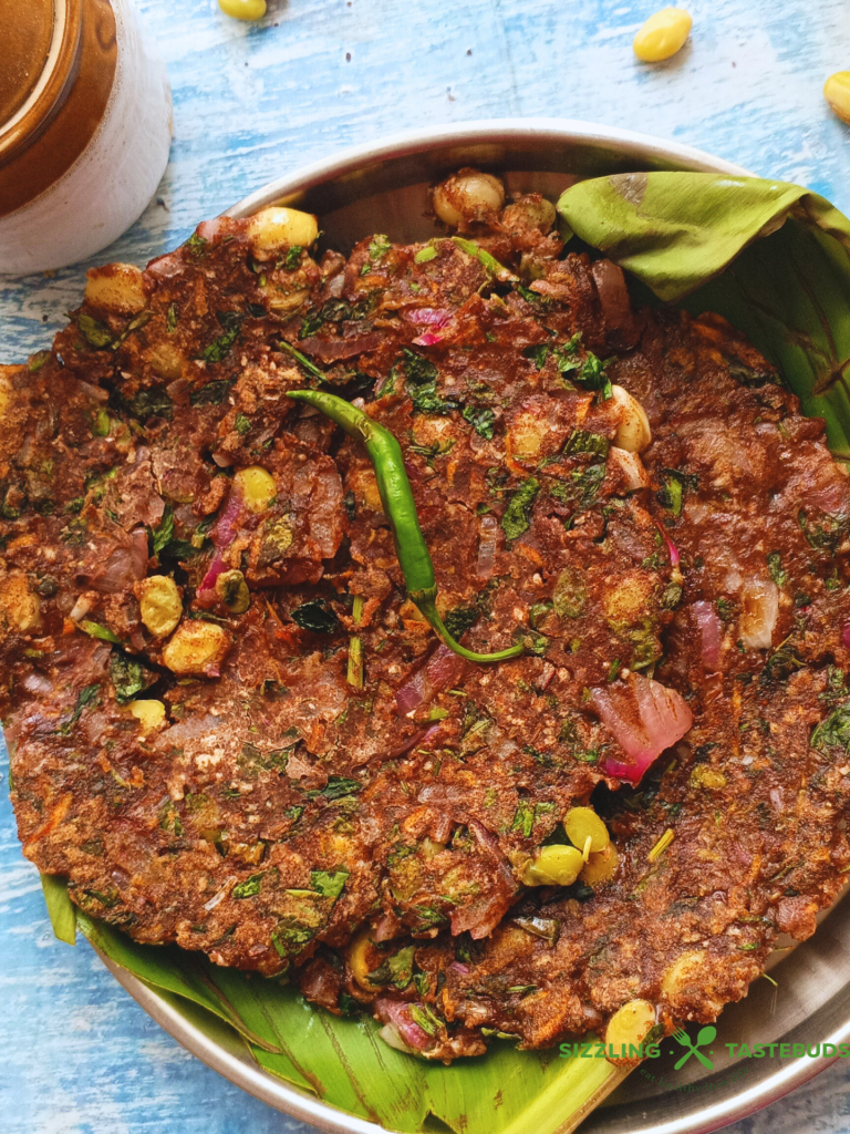 Ragi Rotti or Finger Millet Roti is a rustic flatbread made in Karnataka cuisine with millets, basic spices and veggies. Served with yogurt or pickle for breakfast or brunch.