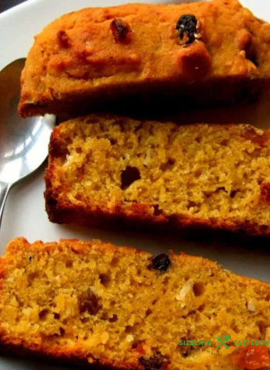 Eggless Pumpkin Chocochip bread is a delightful chocolatey bread perfect for teatime and Fall