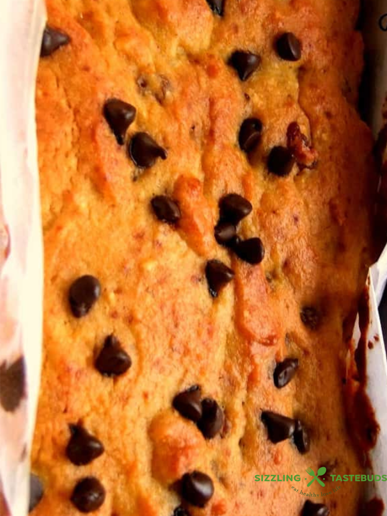 Eggless Pupkin Chocochip bread is a delightful chocolatey bread perfect for teatime and Fall