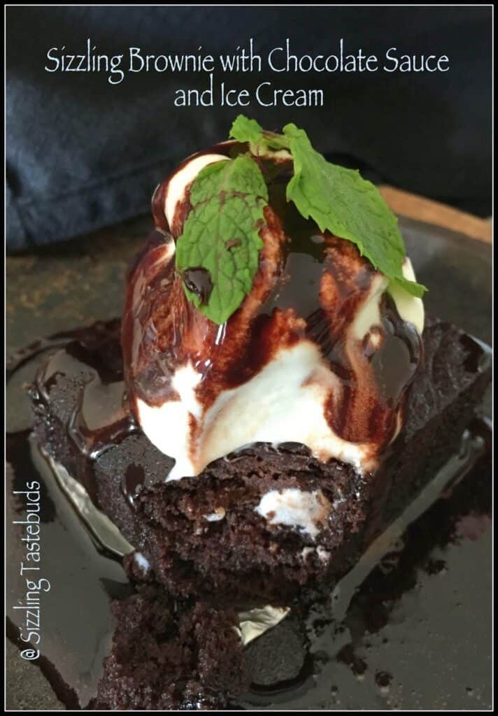 Mint Chocolate Chip Brownie Ice Cream Cake - Baking A Moment