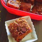 Eggless Multigrain Choco chip Brownies – a healthy indulgence