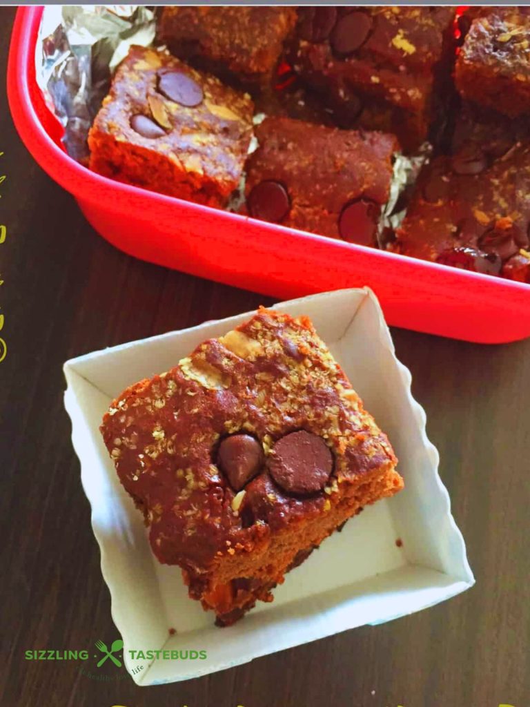 Let’s make decadent Eggless Multigrain Choco Chip Brownies. Perfect for a healthy indulgence or a quick celebration.