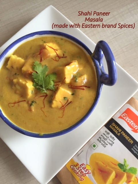 Shahi Paneer Masala & Eastern Spices Product review ! - Sizzling Tastebuds