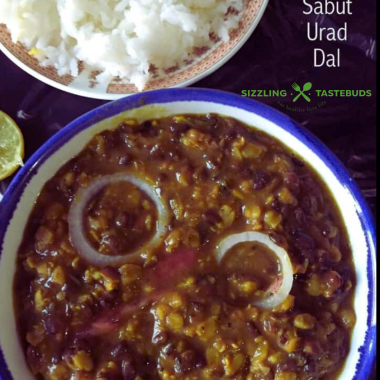 Sabut Urad dal is a vegan, Gluten Free curry made from whole black gram sauteed with simple spices. Served with Roti / Rice.