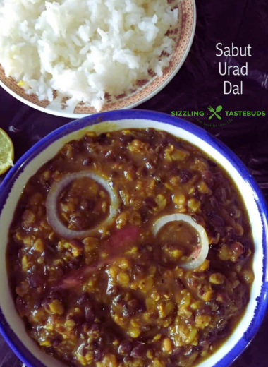 Sabut Urad dal is a vegan, Gluten Free curry made from whole black gram sauteed with simple spices. Served with Roti / Rice.