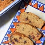 Eggless Banana Chocochip Bread with Cranberries and Coconut Sugar