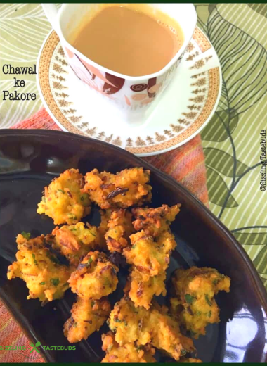 Chawal ke Pakore is a quick, crispy snack made with leftover rice and basic kitchen spices. Perfect for tea time munching!