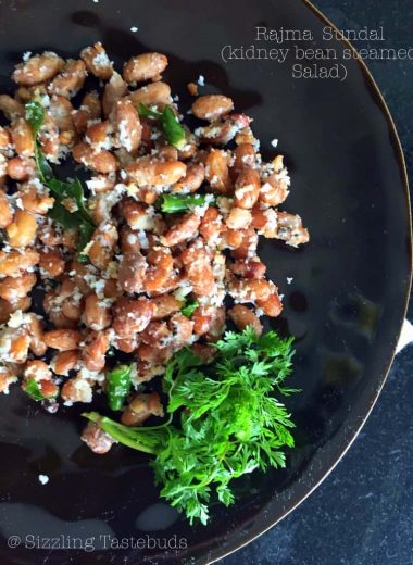 Fresh kidney beans stir fry. This is a No onion no garlic, vegan and GF dish. Sundal is usually served for Navratri (Indian Festival)