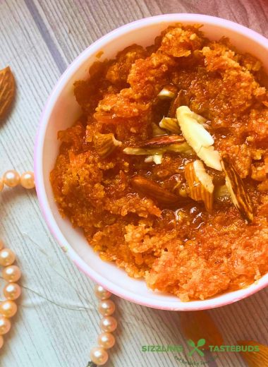 Mom's Gajar Halwa is a no-ghee version of the Popular Indian Dessert. This is a decadent carrot pudding made especially during Winters and for any special celebration.