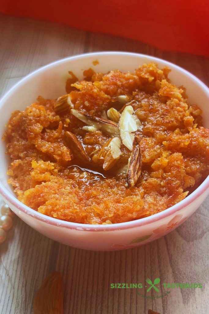 Mom's Gajar Halwa is a no-ghee version of the Popular Indian Dessert. This is a decadent carrot pudding made especially during Winters and for any special celebration.