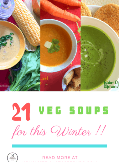 A delectable collection of healthy, hearty homemade Vegetarian and Vegan Soups for Winter and Fall. Made with everyday ingredients.