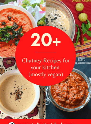 learn how to make 20+ varieties of Chutneys for breakfast and snacks