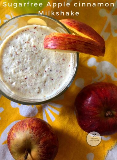 Apple Cinnamon Milkshake is a quick to make, Zero cook beverage that is best served chilled as a soothing and healthy Summer beverage.