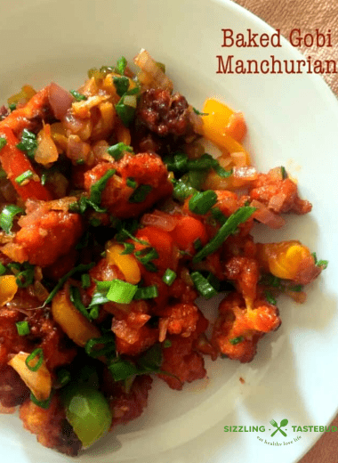 Baked Gobi Manchurian is a healthy version of the popular Street Food Gobi Manchurian. In this, Manchurian is baked, rather than fried, and is a delicious snack/appetiser.