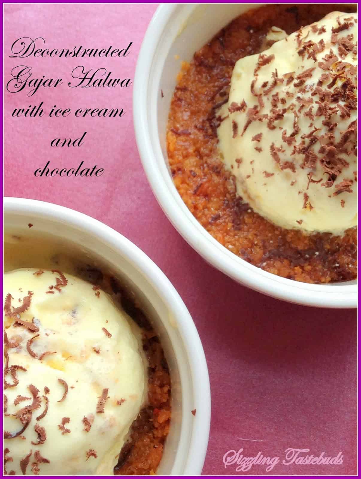 Deconstructed Gajar Halwa Easy Party Dessert