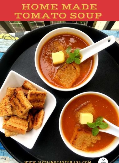 Try this version of the popular Restaurant Style Tomato Soup - No additives, no cornflour and 100% homemade!